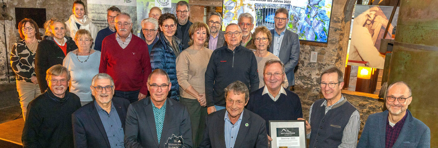 Verleihung des Heinz-Sielmann-Preises Naturwunder 2023 an den Westerwald-Verein im Stöffel-Park